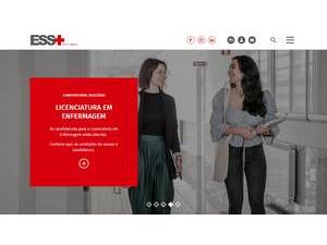 Portuguese Red Cross Higher School of Nursing's Website Screenshot