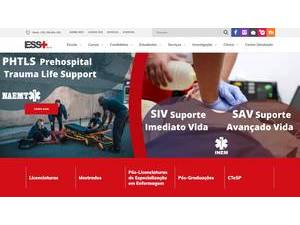 Higher School of Nursing of the Portuguese Red Cross of Oliveira de Azeméis's Website Screenshot
