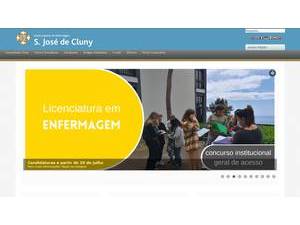 Higher School of Nursing of São José de Cluny's Website Screenshot