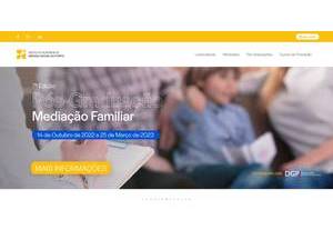 Higher Institute of Social Services of Porto's Website Screenshot