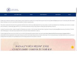 Soyol-Erdem College's Website Screenshot