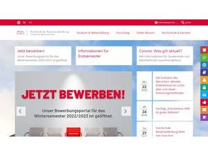 Hochschule Neubrandenburg's Website Screenshot