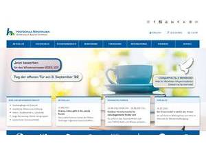 Nordhausen University of Applied Sciences's Website Screenshot