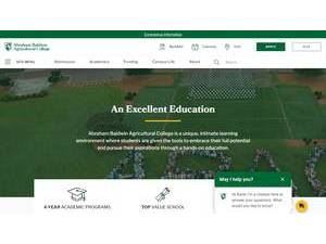 Abraham Baldwin Agricultural College's Website Screenshot