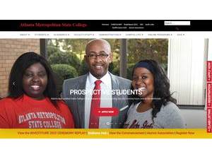 Atlanta Metropolitan State College's Website Screenshot