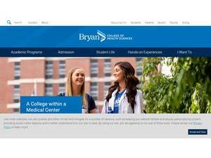 Bryan College of Health Sciences's Website Screenshot