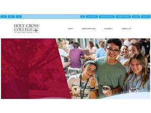 Holy Cross College's Website Screenshot
