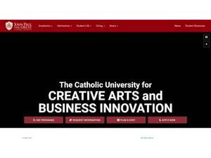 John Paul the Great Catholic University's Website Screenshot