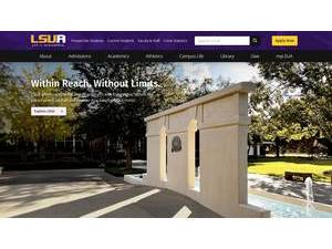 Louisiana State University of Alexandria's Website Screenshot