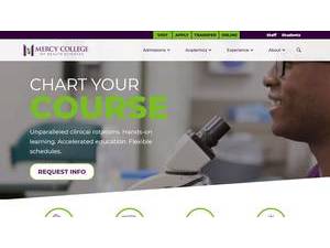 Mercy College of Health Sciences's Website Screenshot