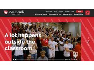 Monmouth College's Website Screenshot