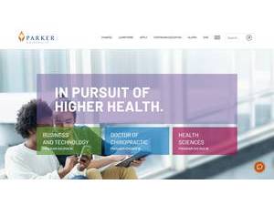 Parker University's Website Screenshot