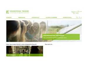 Weihenstephan-Triesdorf University of Applied Sciences's Website Screenshot