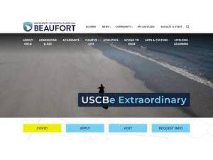University of South Carolina-Beaufort's Website Screenshot