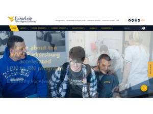 West Virginia University at Parkersburg's Website Screenshot