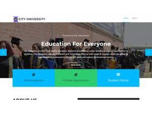 City University of Science and Technology's Website Screenshot