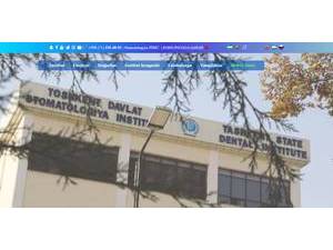 Tashkent State Dental Institute's Website Screenshot