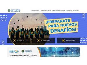 Instituto Metodista Universitario Crandon's Website Screenshot