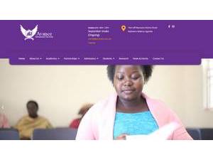 Avance International University's Website Screenshot