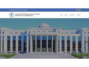Oguz Han Engineering and Technology University of Turkmenistan's Website Screenshot