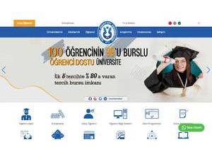 Istanbul Esenyurt Üniversitesi's Website Screenshot