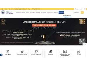 Istanbul Developmental University's Website Screenshot