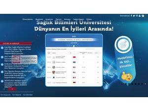 Saglik Bilimleri Üniversitesi's Website Screenshot