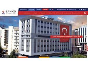 Sanko University's Website Screenshot