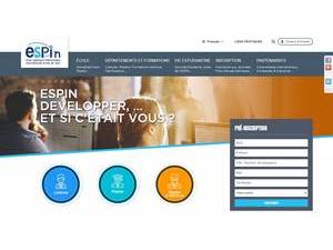 École Supérieure Polytechnique Internationale Privée de Sfax's Website Screenshot