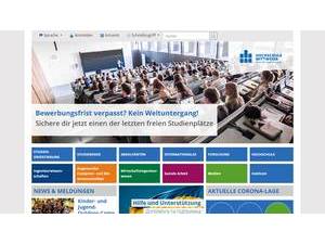 Mittweida University of Applied Sciences's Website Screenshot