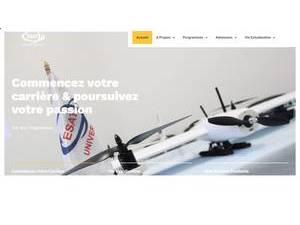 École Supérieure Privée de l'Aéronautique et des Technologies's Website Screenshot