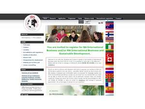IBS Mednarodna poslovna šola Ljubljana's Website Screenshot