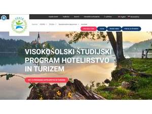 Visoka šola za management Bled's Website Screenshot