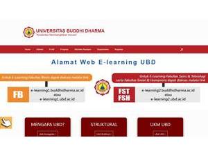 Universitas Buddhi Dharma's Website Screenshot