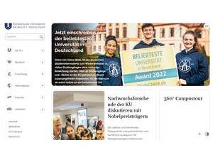 Katholische Universität Eichstätt-Ingolstadt's Website Screenshot