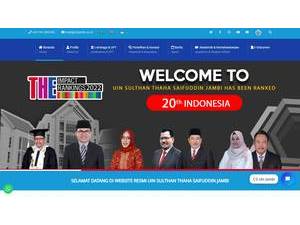 Universitas Islam Negeri Sulthan Thaha Saifuddin Jambi's Website Screenshot