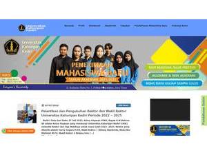 Universitas Kahuripan Kediri's Website Screenshot
