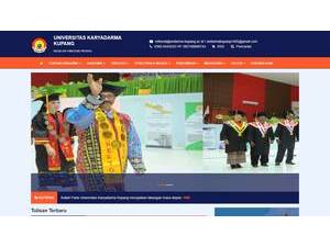 Karyadarma University of Kupang's Website Screenshot