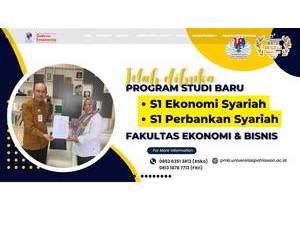 Universitas Pahlawan Tuanku Tambusai's Website Screenshot