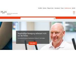 Medizinische Hochschule Hannover's Website Screenshot