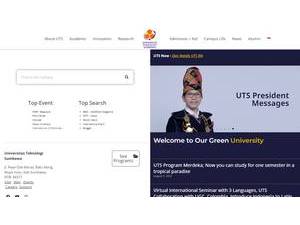 Universitas Teknologi Sumbawa's Website Screenshot