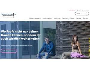 South Westphalia University of Applied Sciences's Website Screenshot