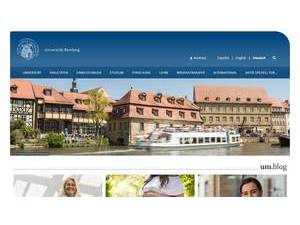Otto-Friedrich-Universität Bamberg's Website Screenshot