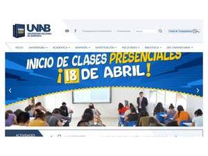 National University of Barranca's Website Screenshot
