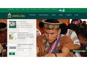 National Intercultural University of the Central Jungle's Website Screenshot