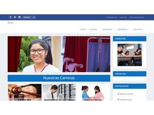 Sergio Bernales University's Website Screenshot
