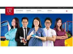 Franklin Roosevelt Private University of Huancayo's Website Screenshot