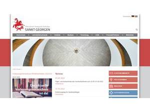 Sankt Georgen Graduate School of Philosophy and Theology's Website Screenshot