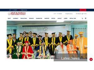Lumbini Buddhist University's Website Screenshot