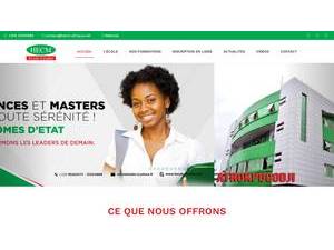Haute École de Commerce et de Management's Website Screenshot